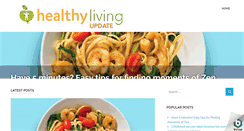 Desktop Screenshot of healthylivingupdate.com